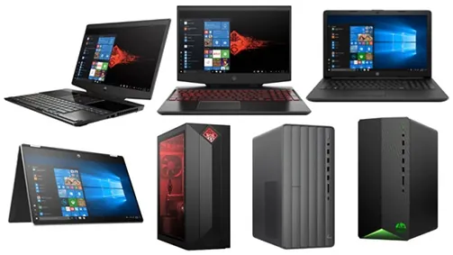 Laptop en desktopcomputer