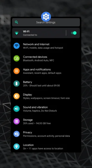 Achtergrond apps op Android